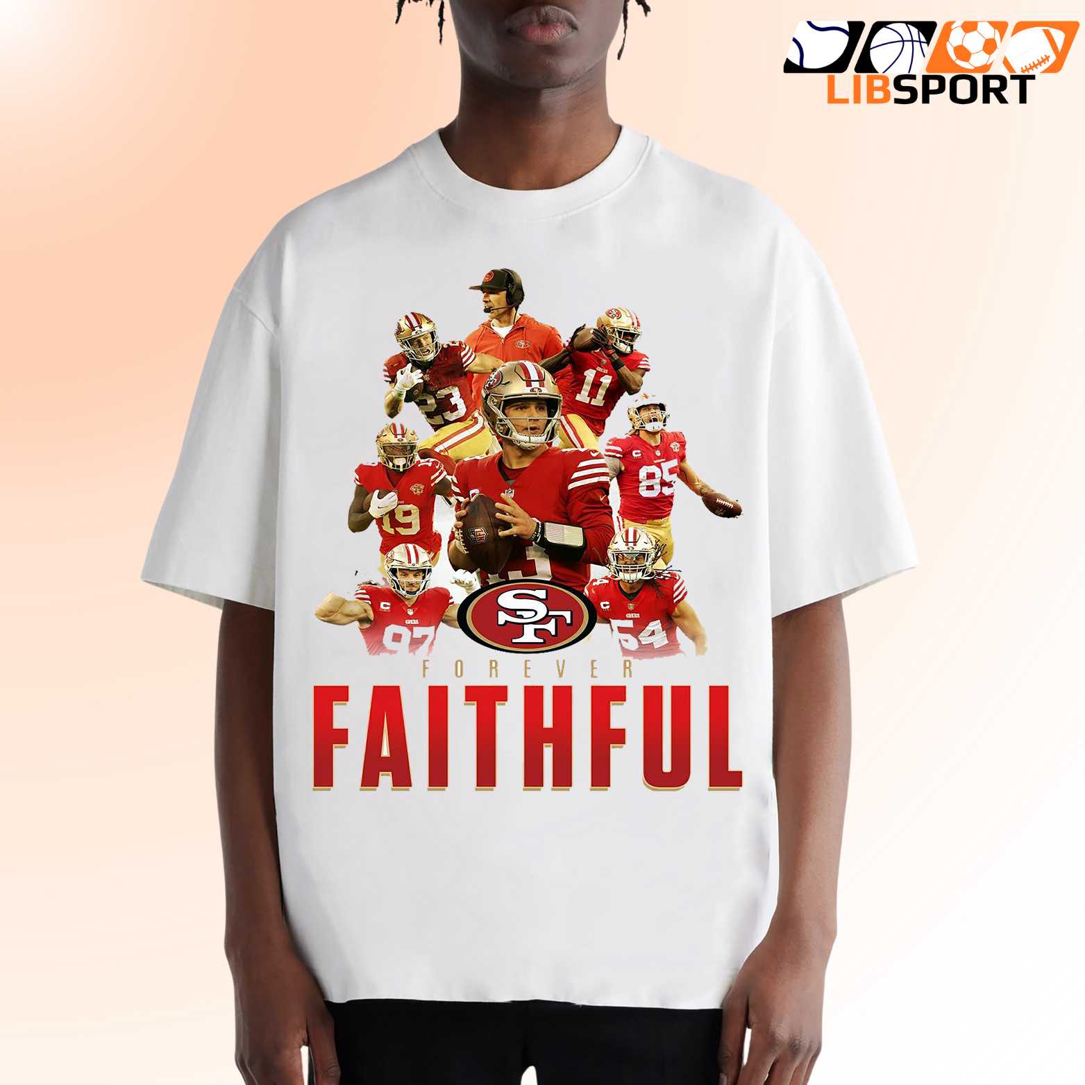 Forever Faithful T-Shirt, San Francisco 49ers Shirt, Nfl Team Collage Tee